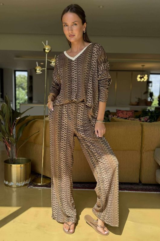 Laundry B Monaco Co ord Set Olive /13 ** 
